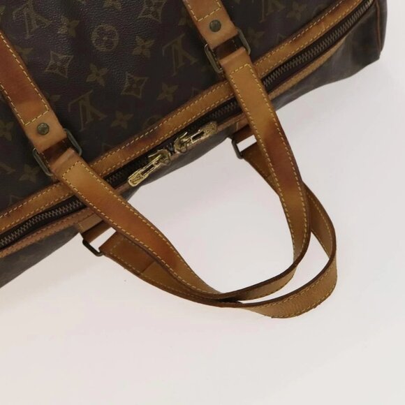 LOUIS VUITTON Monogram Sac Souple 45 Boston Bag LV Auth - Picture 8 of 16